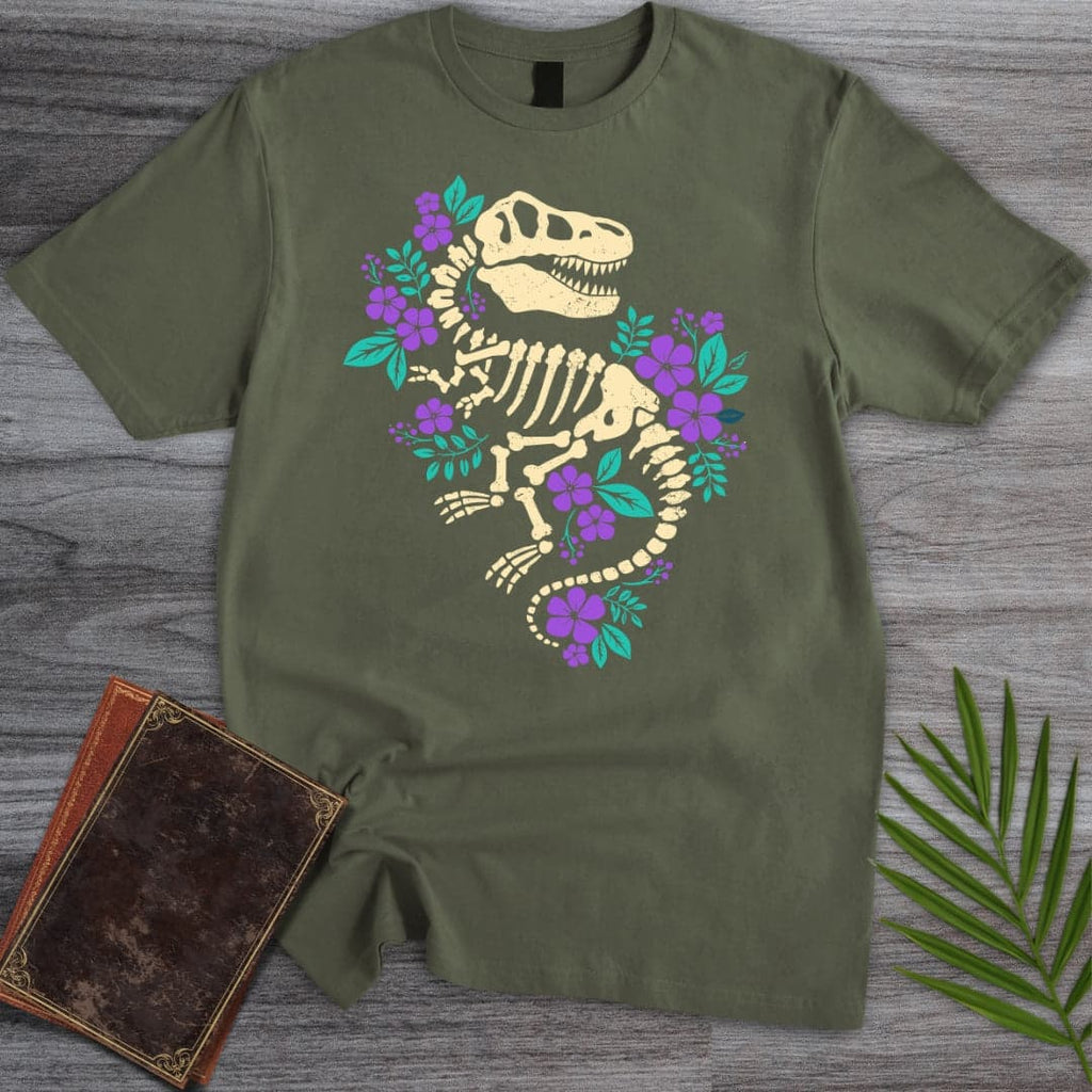 Floral T.rex Fossil T-Shirt