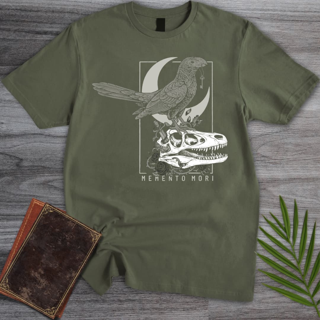 Groove-Billed Ani Memento Mori T-Shirt