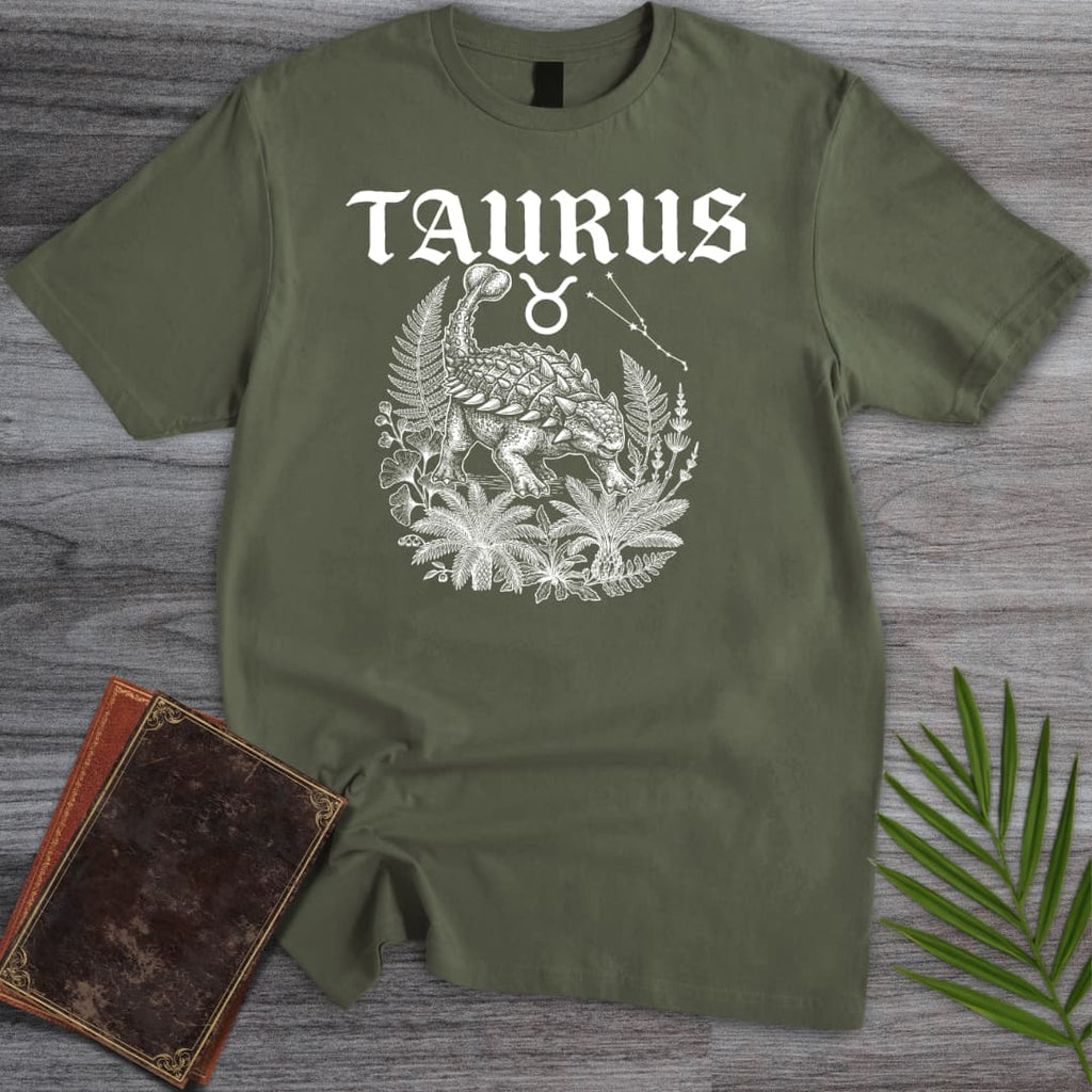 Horoscope Taurus Ankylosaurus T-Shirt
