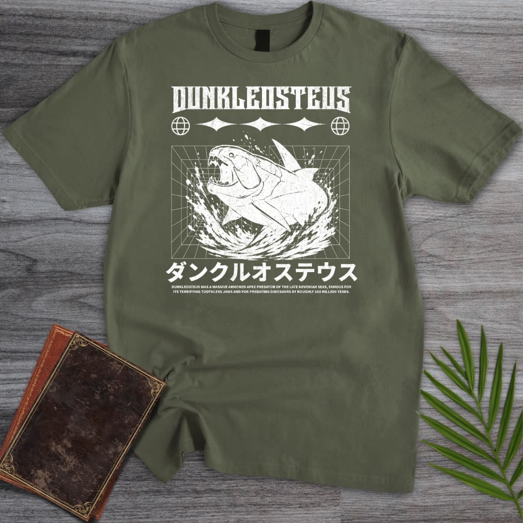 Japanese Dunkleosteus Streetwear T-Shirt