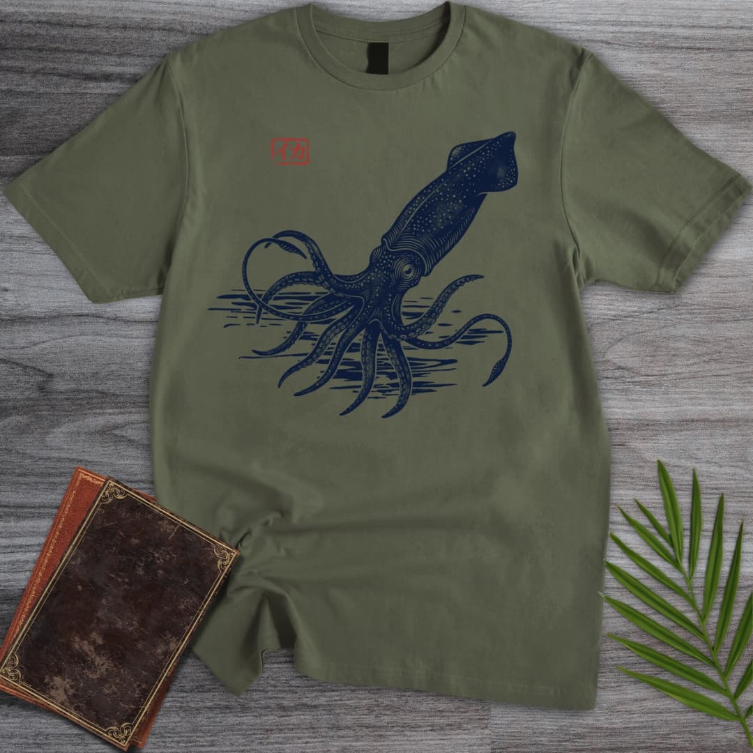 Japanese Tusoteuthis Colossal Squid T-Shirt