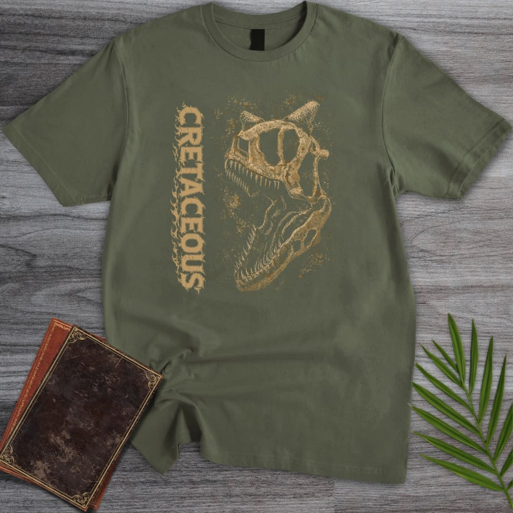 Metal Cretaceous Carnotaurus T-Shirt