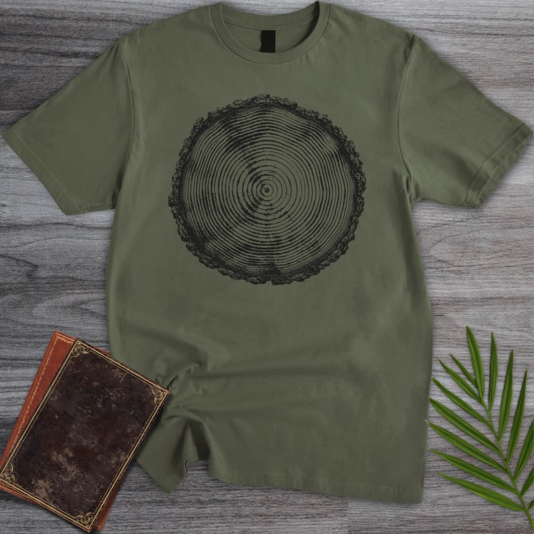 Natural Time Tree Ring T-Shirt
