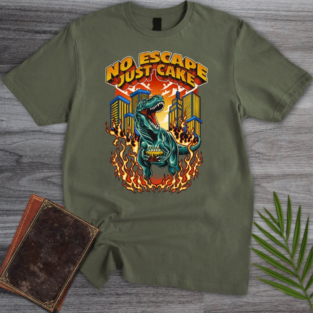 No Escape Just Cake T.rex T-Shirt