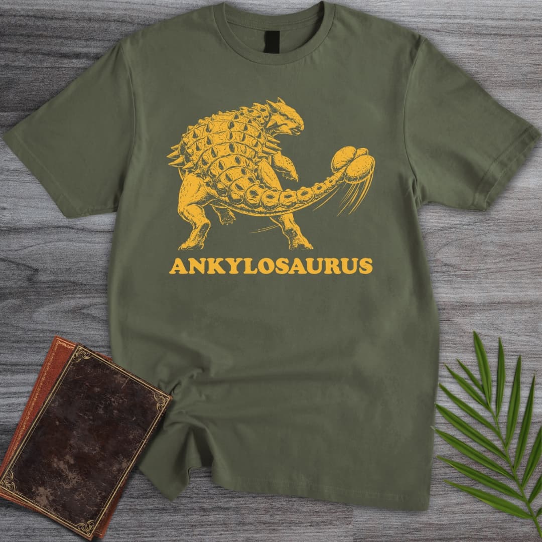 Old School Ankylosaurus T-Shirt