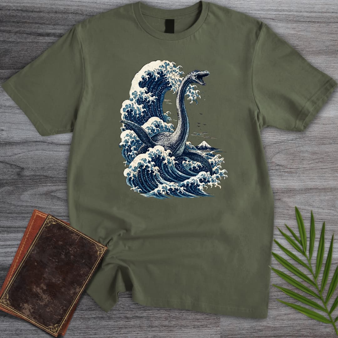 The Great Plesiosaurus Wave T-Shirt