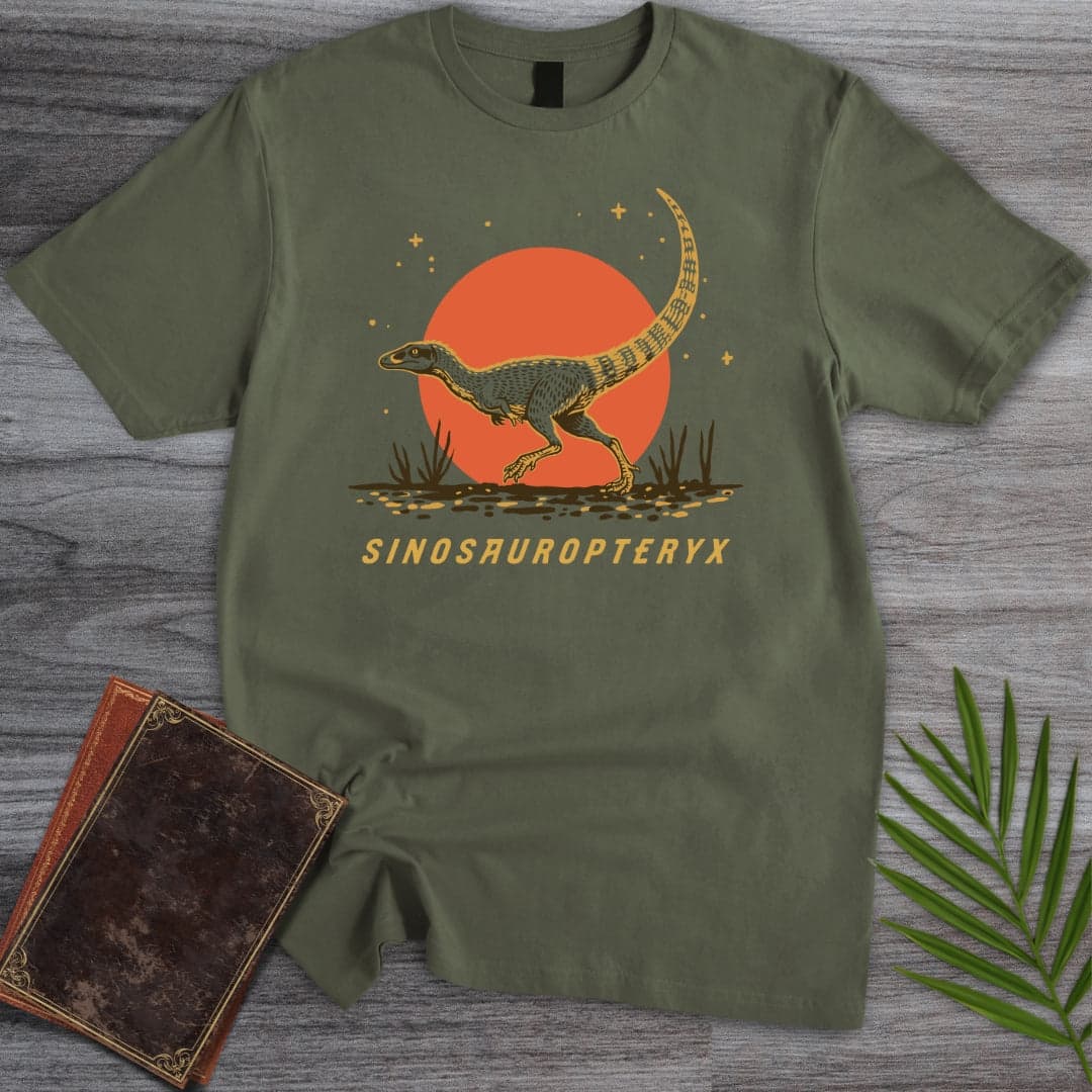 The Wandering Sinosauropteryx T-Shirt