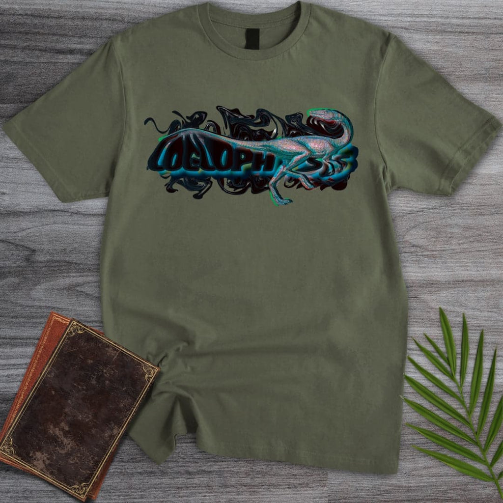 Triassic Melt Coelophysis Dark T-Shirt