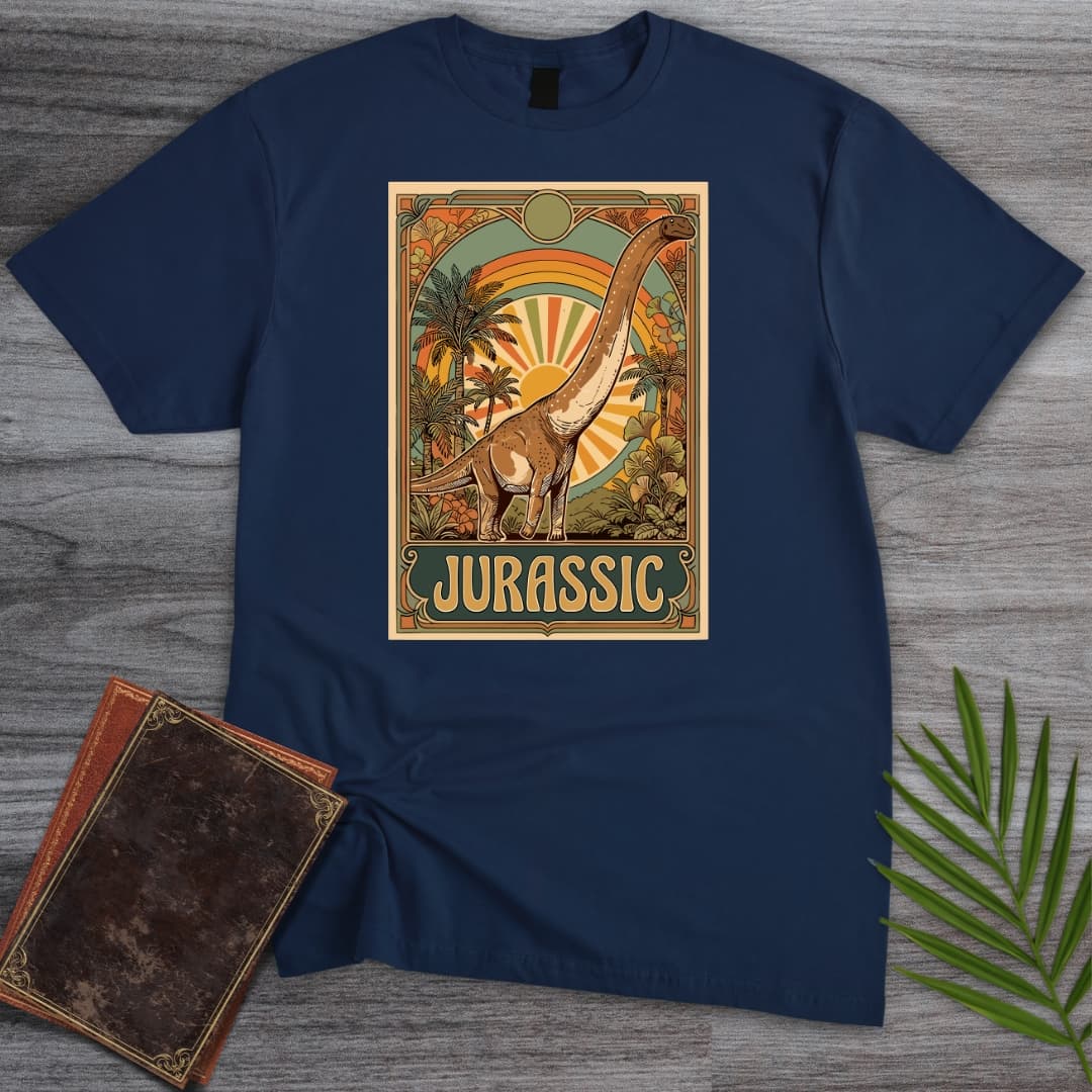 70s Vintage Jurassic Sauroposeidon T-Shirt