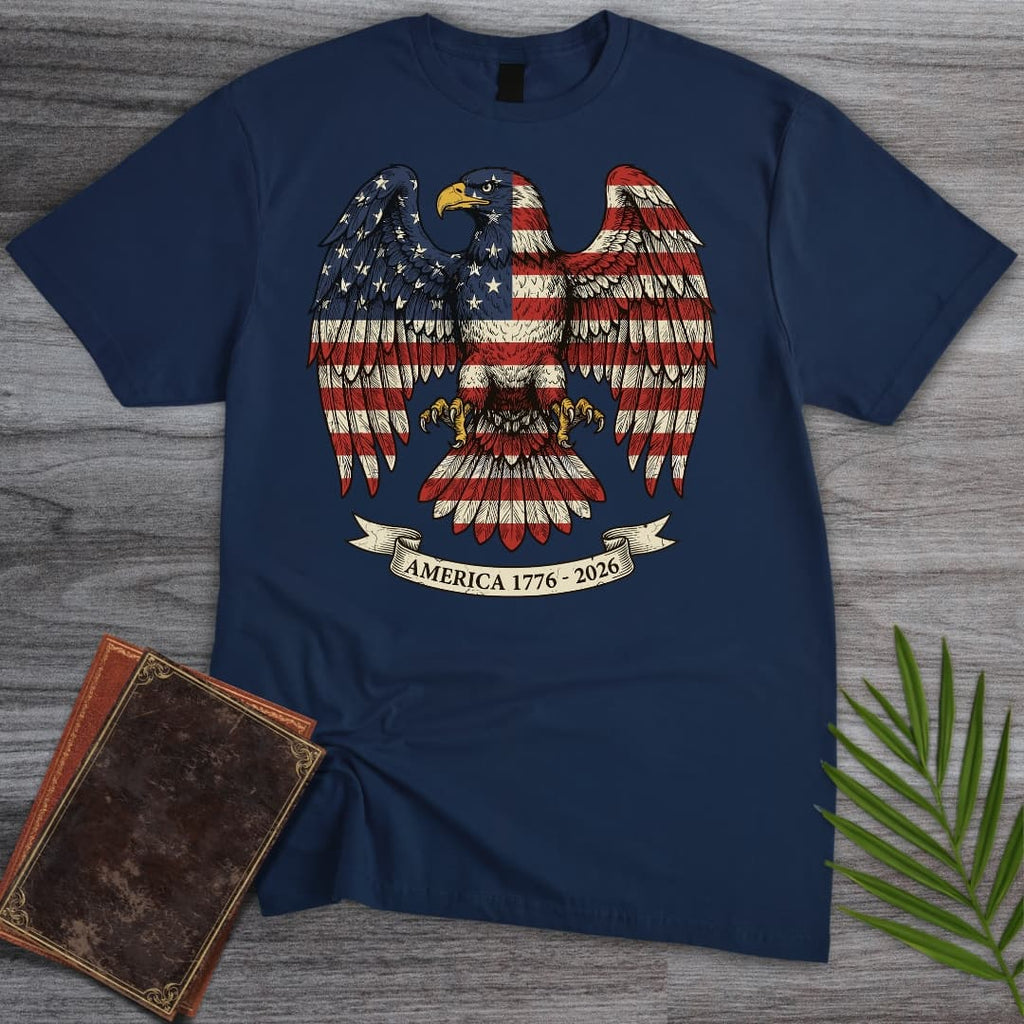 Americas 250th Old Glory Eagle T-Shirt