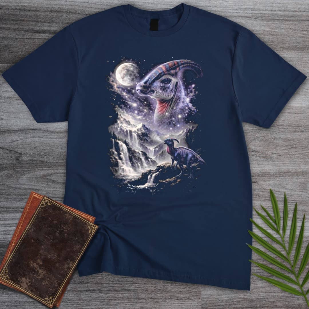 Galactic Parasaurolophus Night T-Shirt
