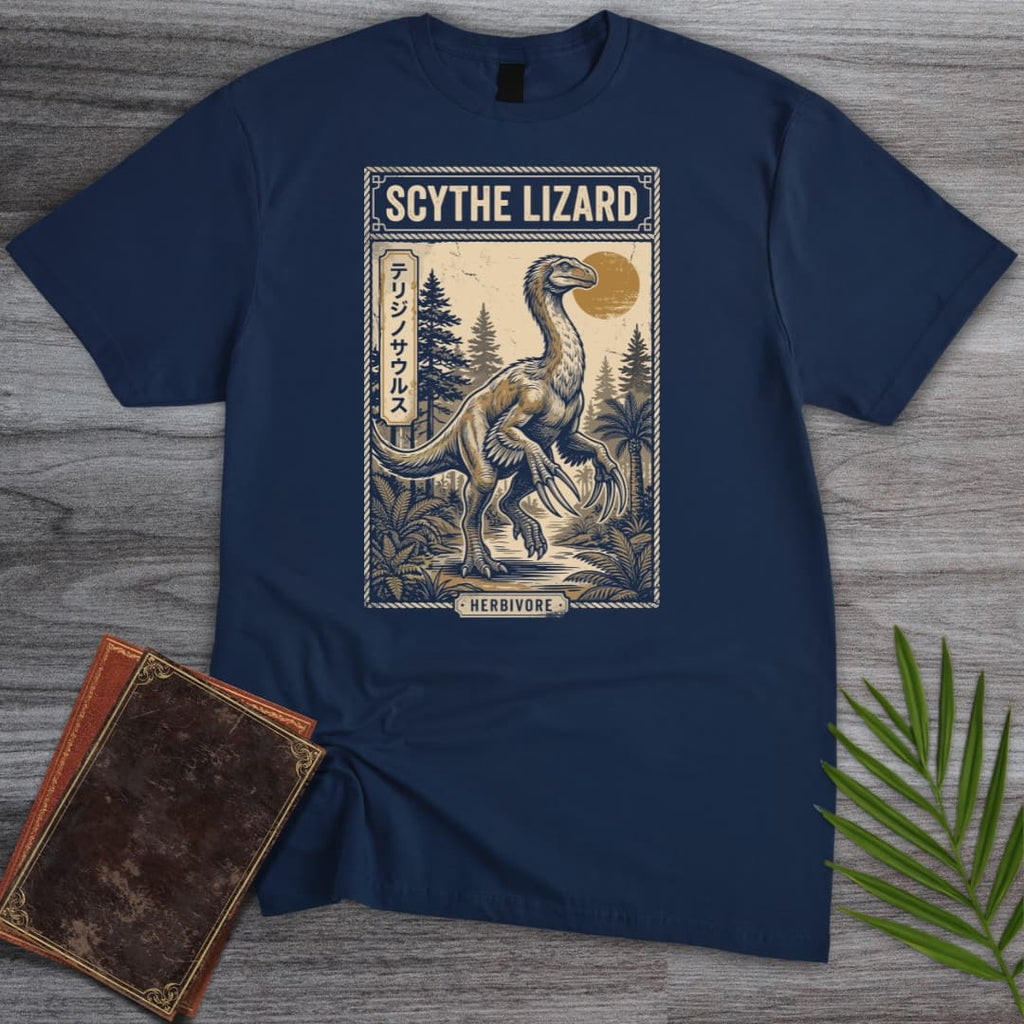 Japanese Woodblock Therizinosaurus T-Shirt