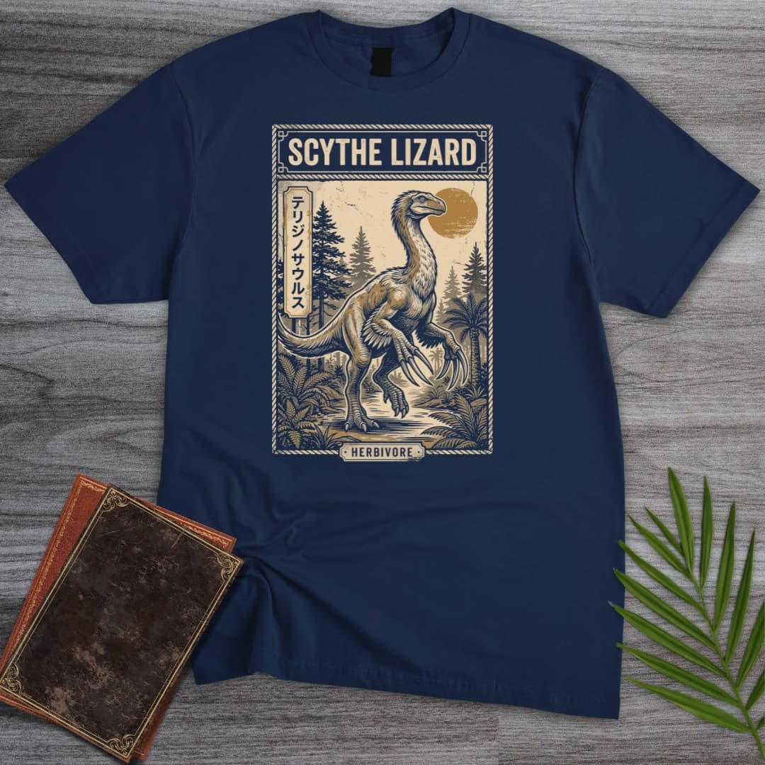 Japanese Woodblock Therizinosaurus T-Shirt
