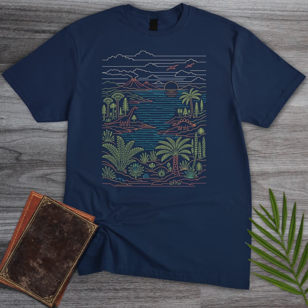 Linear Prehistoric Environment T-Shirt