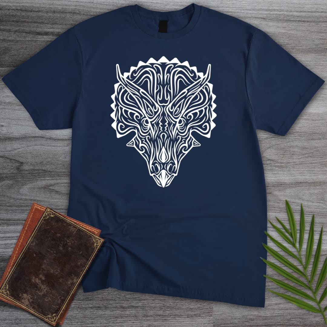 Minimalist Three-Horned-Face T-Shirt