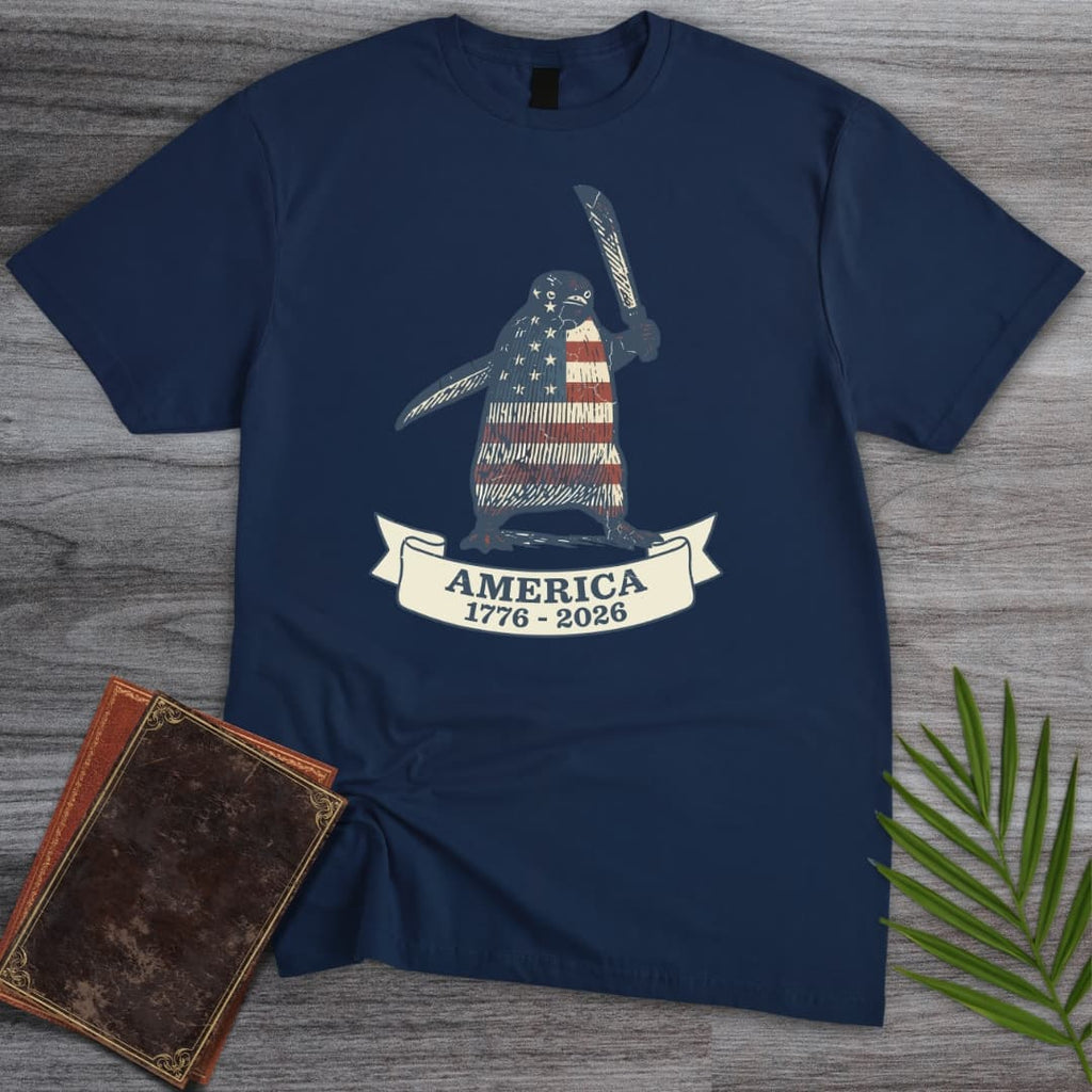 Patriotic Penguin Americas 250th T-Shirt