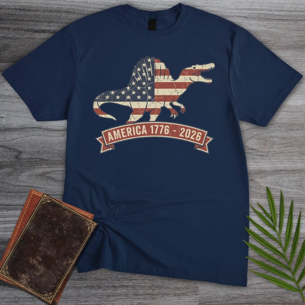 Patriotic Spinosaurus Americas 250th T-Shirt
