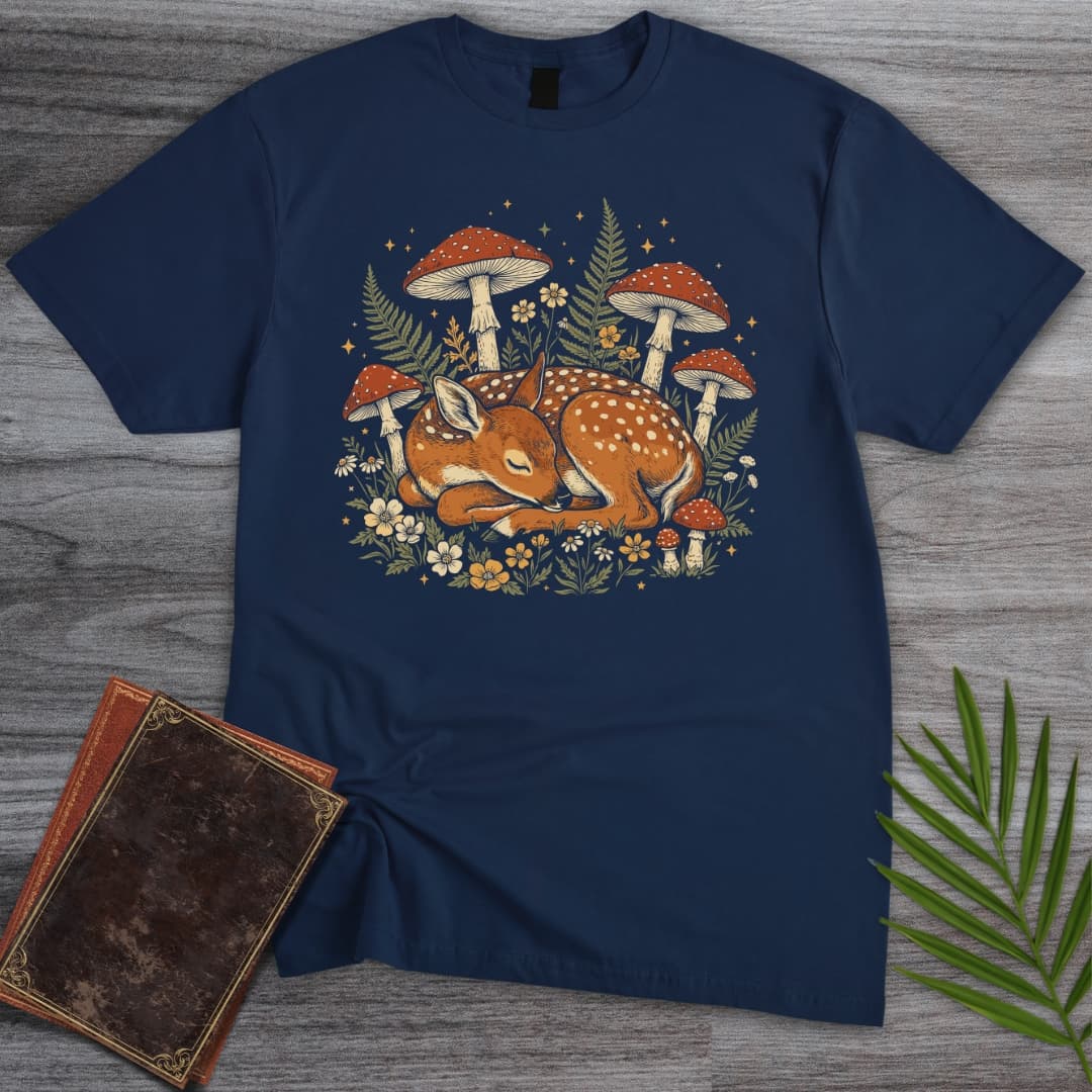 Slumbering Meadow Fawn T-Shirt