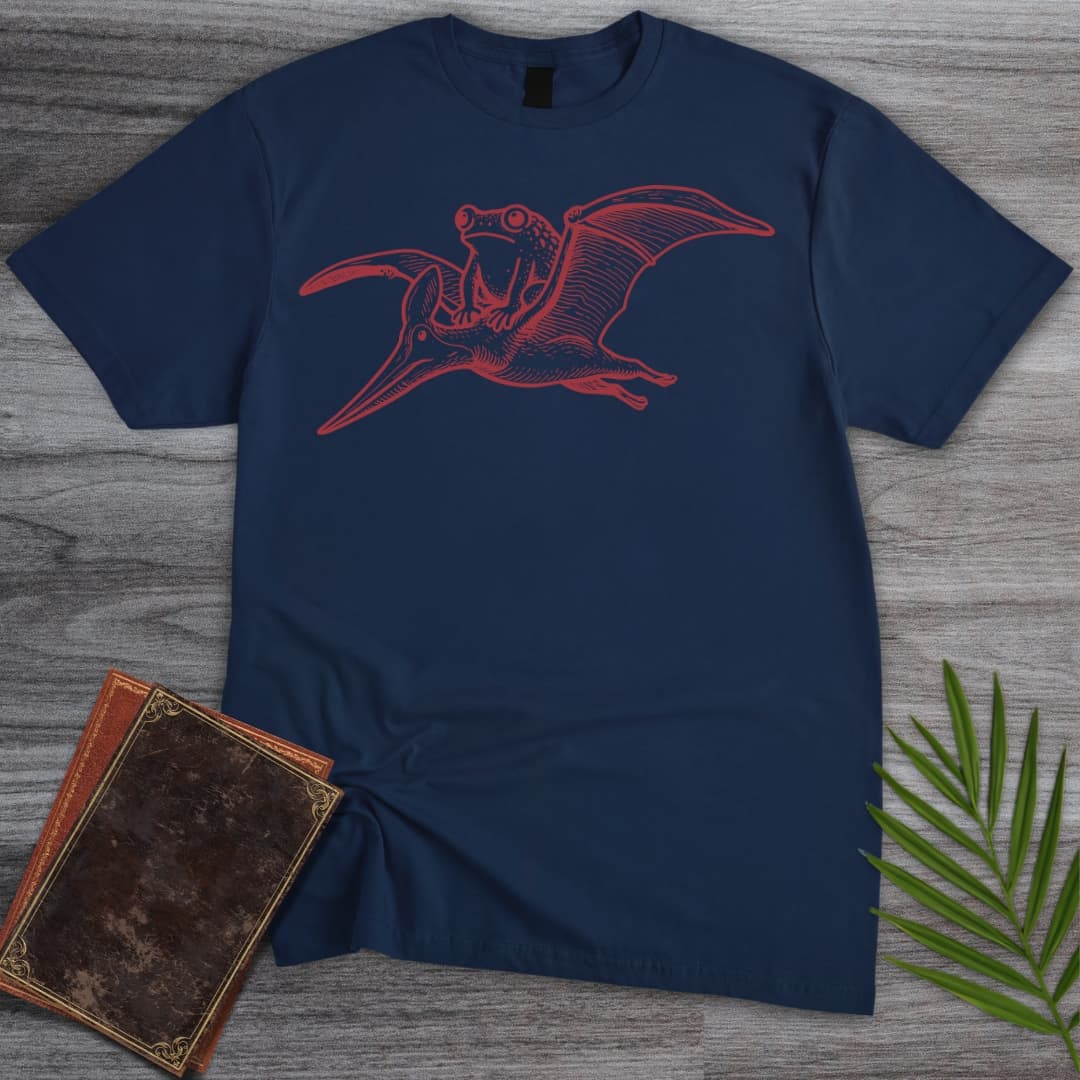 Tetydraco: Prehistoric Flying Frog T-Shirt
