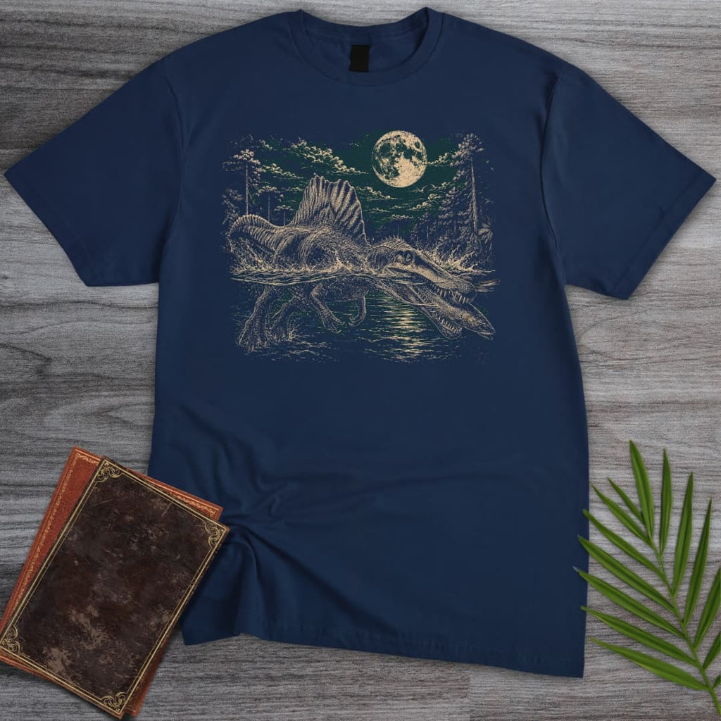 Vintage Spinosaurus Night Hunt T-Shirt