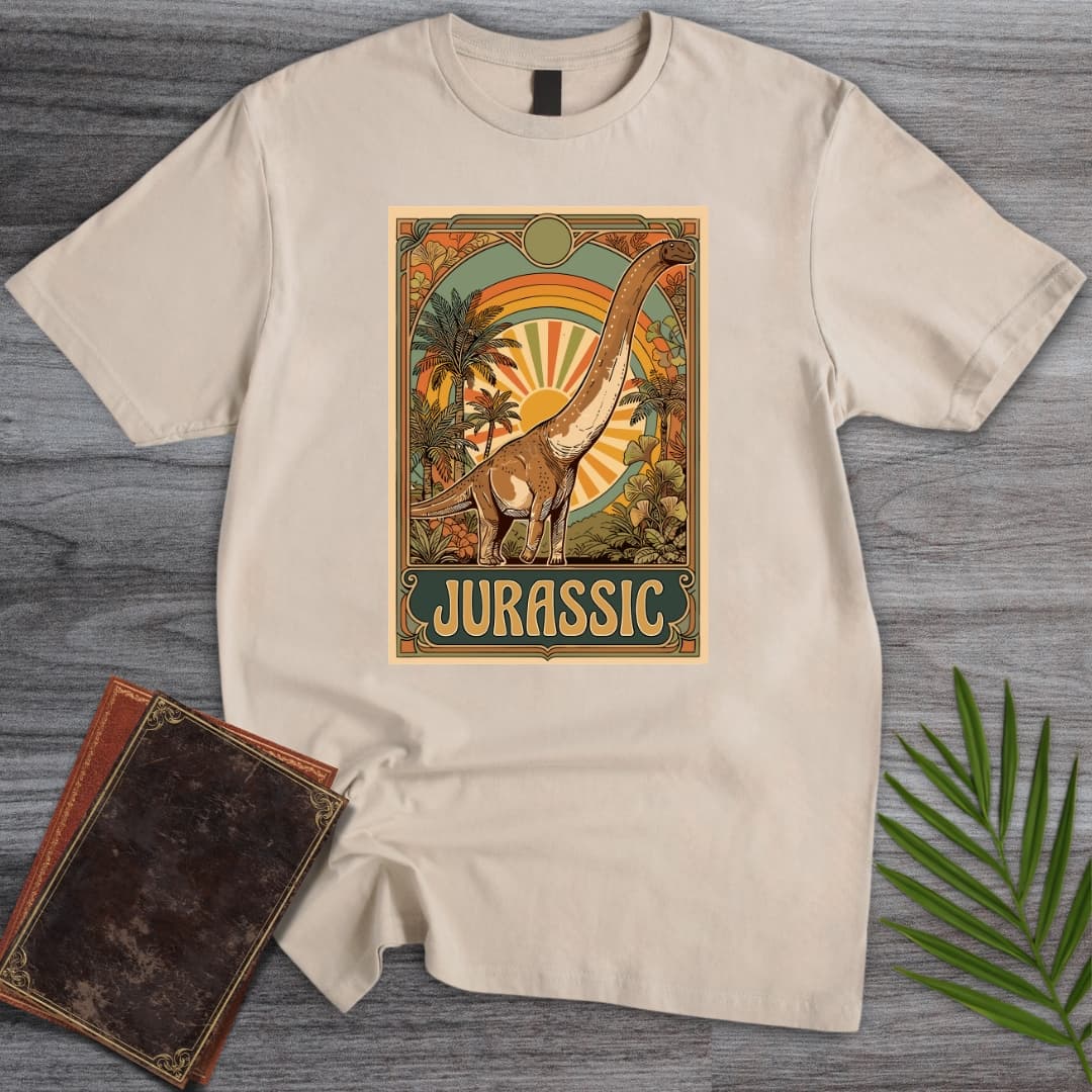 70s Vintage Jurassic Sauroposeidon T-Shirt