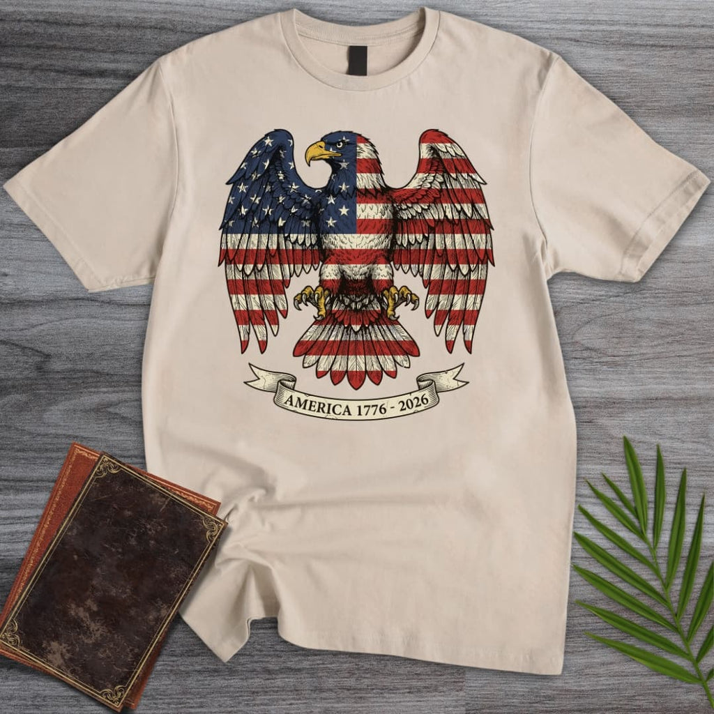 Americas 250th Old Glory Eagle T-Shirt