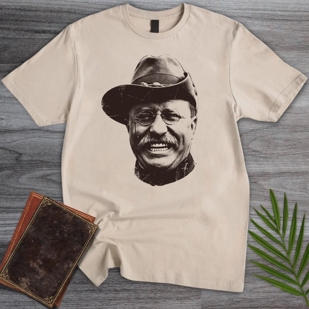 Americas 250th Rugged Roosevelt Portrait T-Shirt