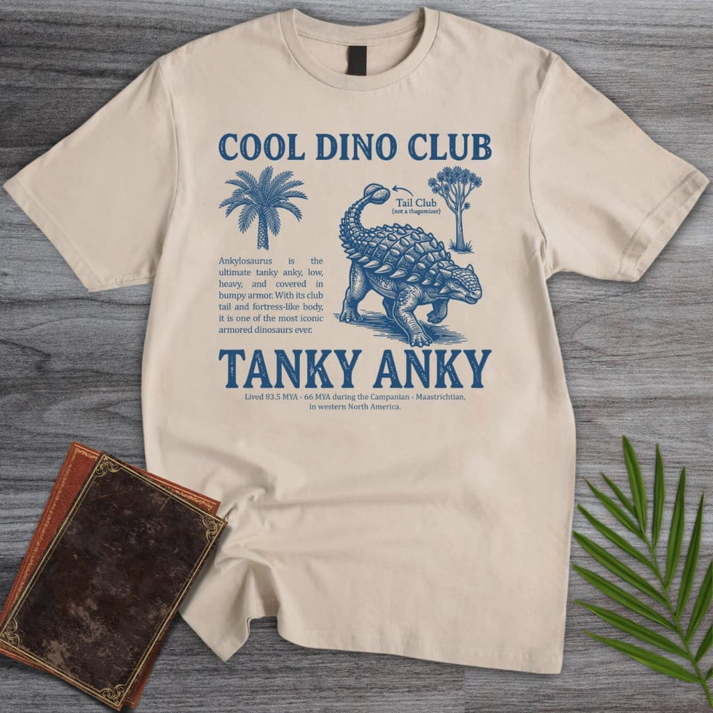 Ankylosaurus Cool Dino Club T-Shirt