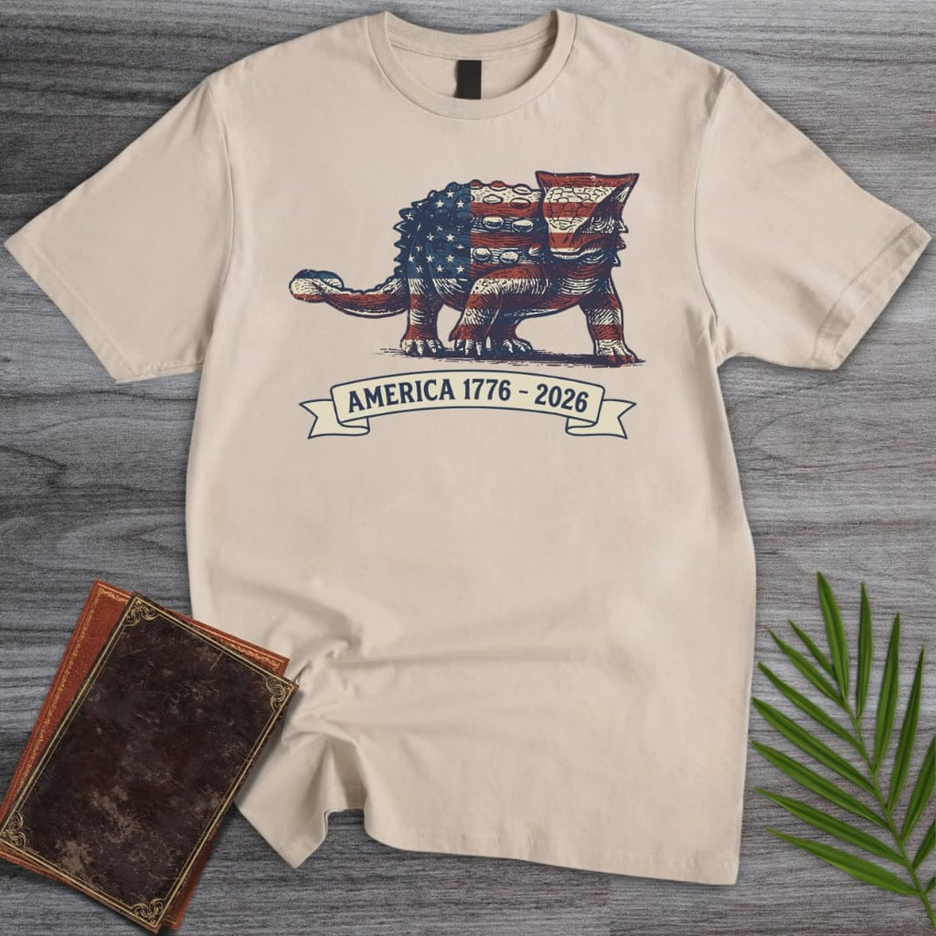 Armored Dinosaur Americas 250th T-Shirt