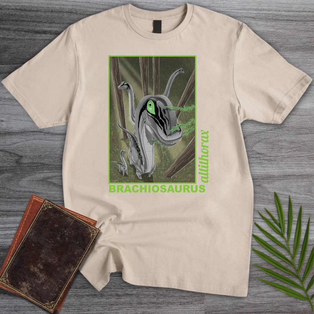 Brachiosaurus - Ancient Forest Shadow T-Shirt