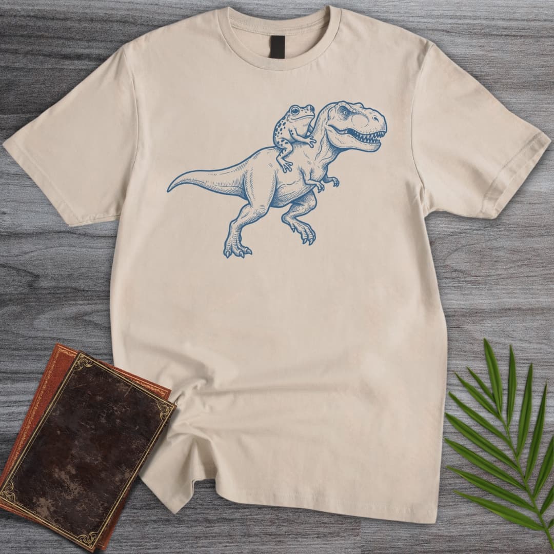 Fearless Frog Tyrannosaur T-Shirt