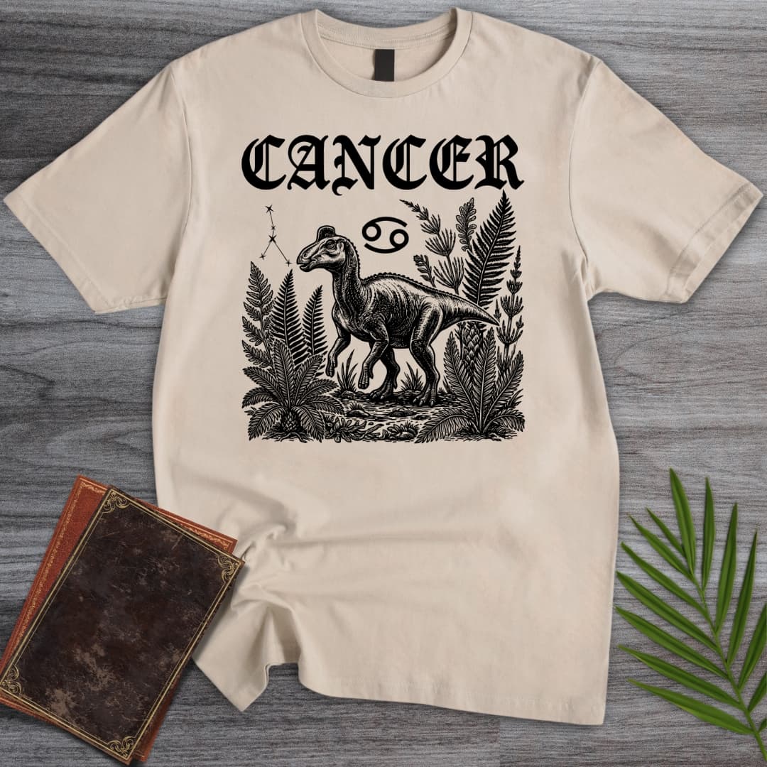 Horoscope: Maiasaura Cancer T-Shirt