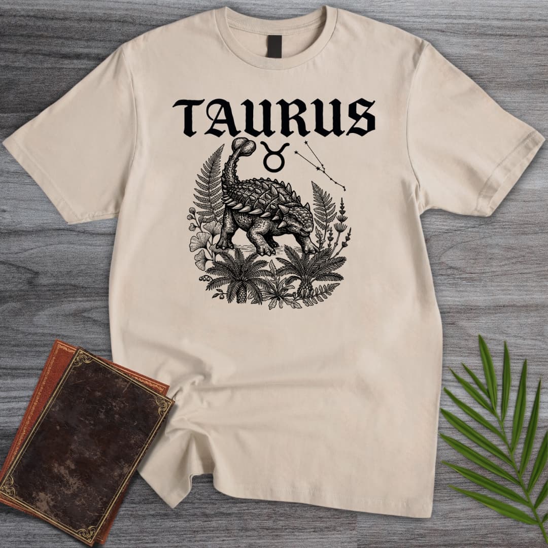 Horoscope Taurus Ankylosaurus T-Shirt