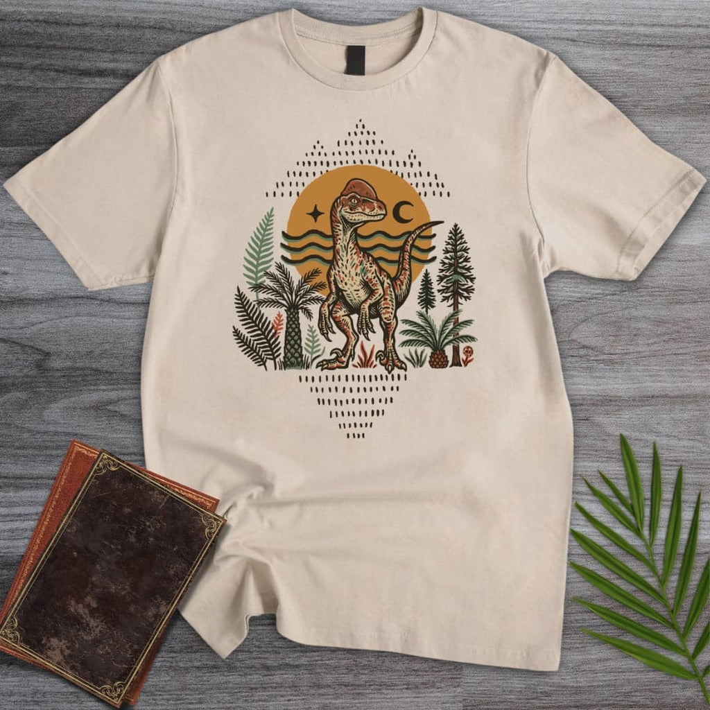 Mesozoic Deinonychus Wanderlust T-Shirt