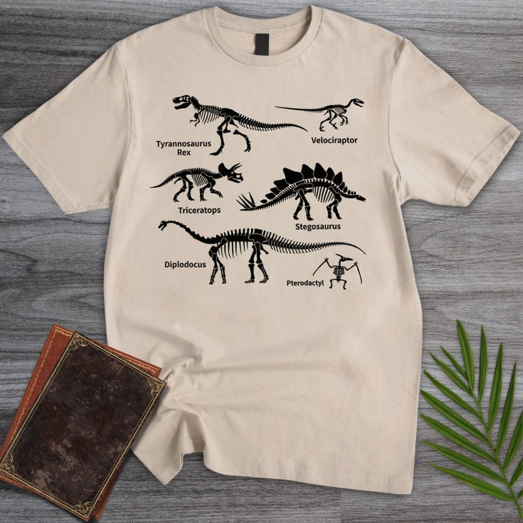 Minimalist Dino Education T-Shirt