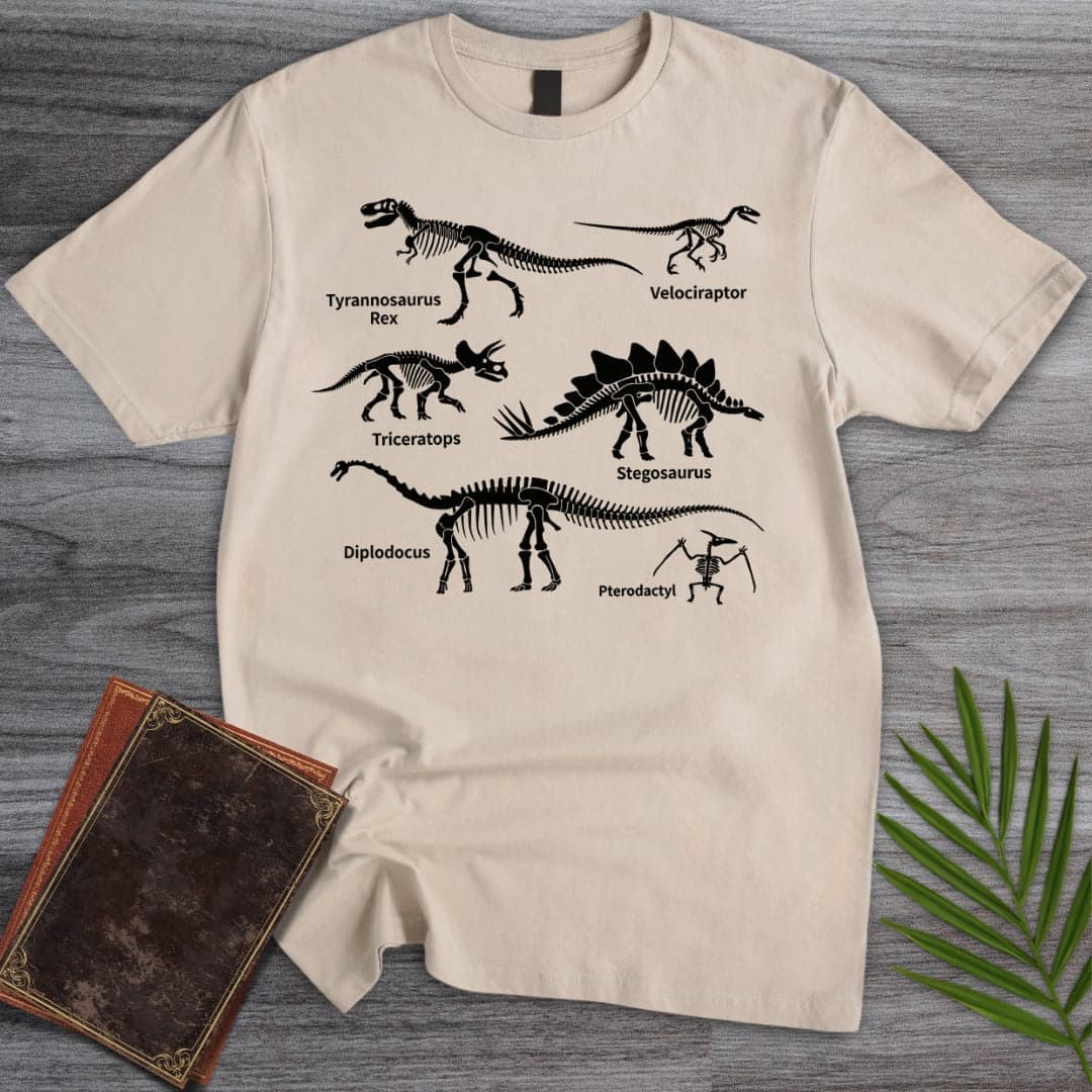Minimalist Dino Education T-Shirt