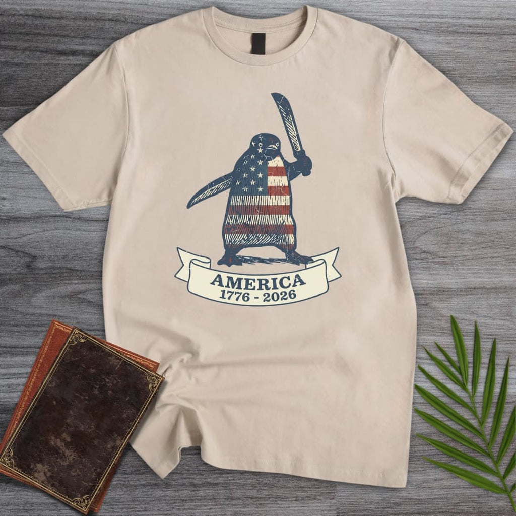 Patriotic Penguin Americas 250th T-Shirt