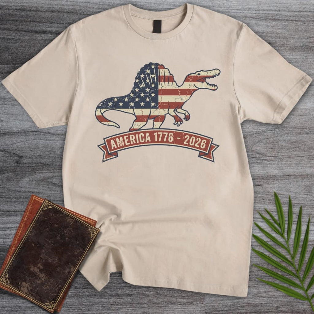 Patriotic Spinosaurus Americas 250th T-Shirt