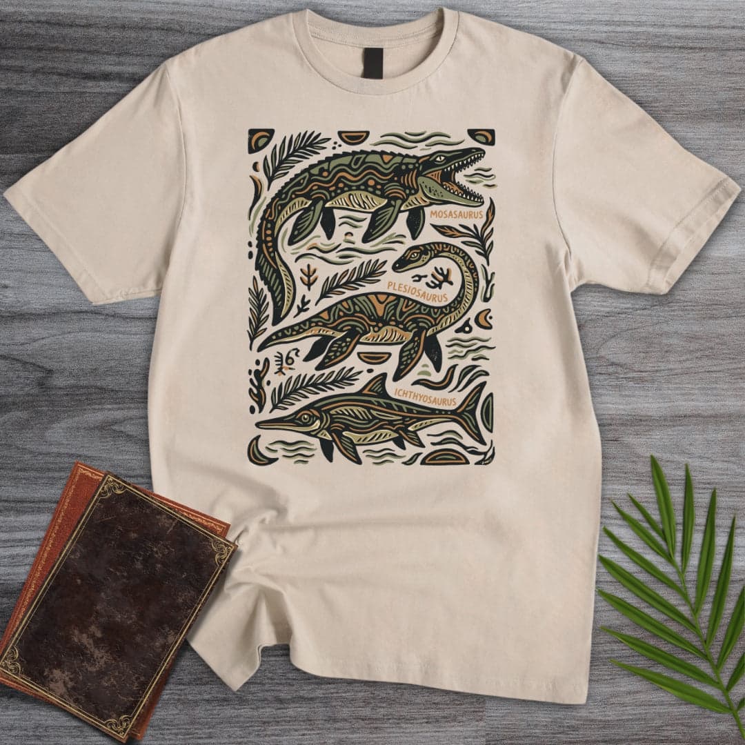 Prehistoric Deep Ocean Beasts T-Shirt