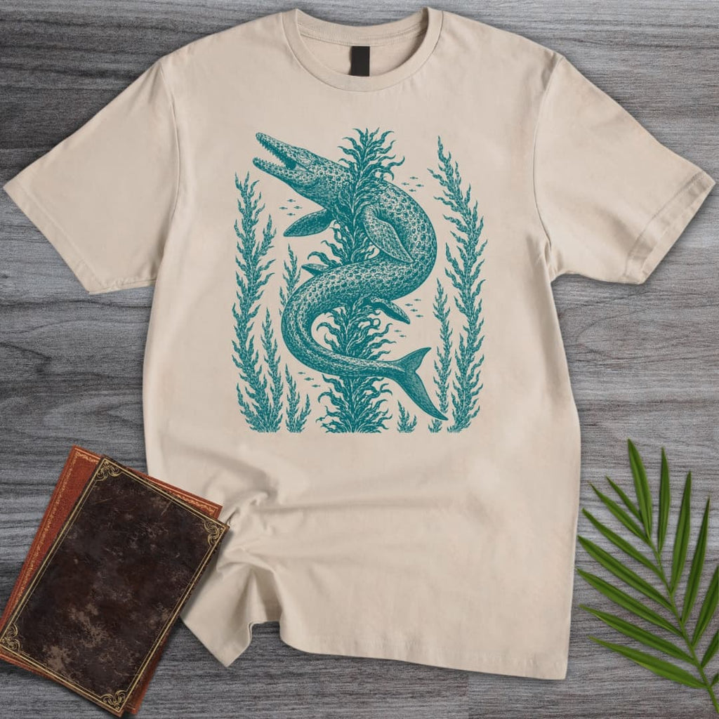 Prehistoric Mosasaurus Kelp T-Shirt