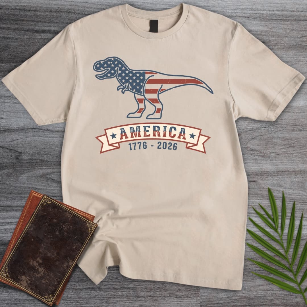 Retro T-Rex Americas 250th T-Shirt