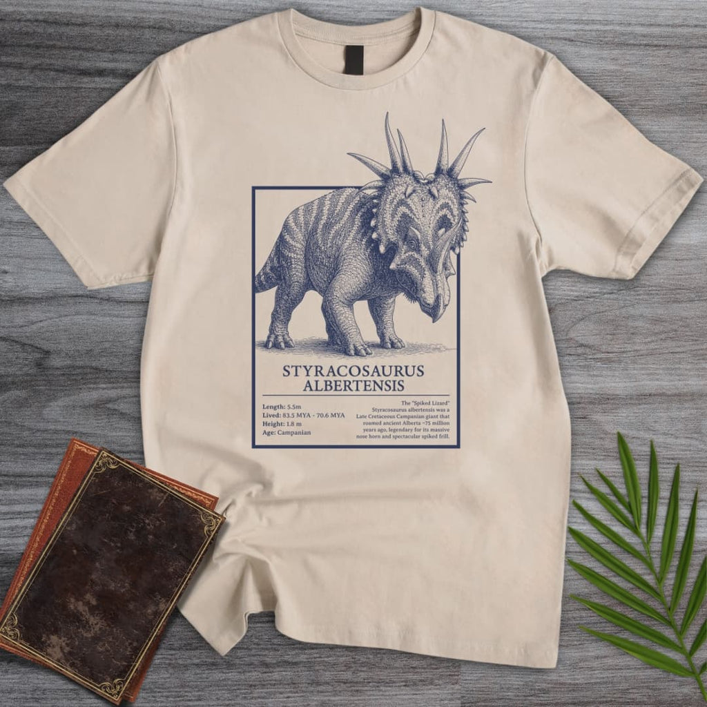 Spiked Styracosaurus Lizard T-Shirt