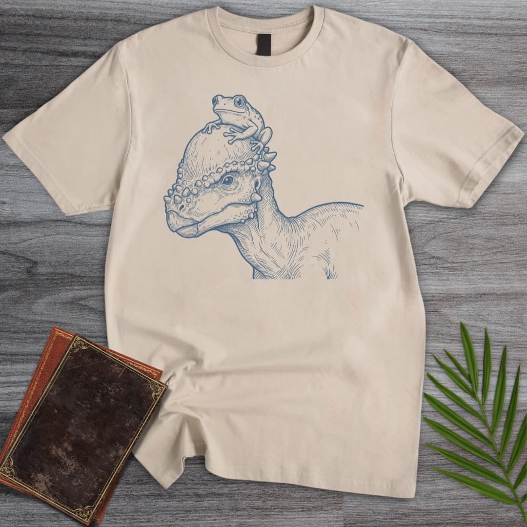 Stalwart Frog Pachycephalosaurus T-Shirt