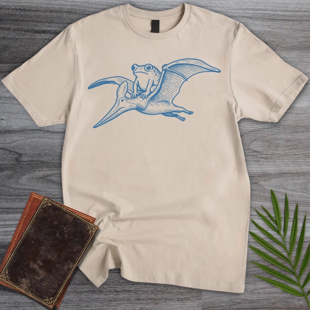 Tetydraco: Prehistoric Flying Frog T-Shirt