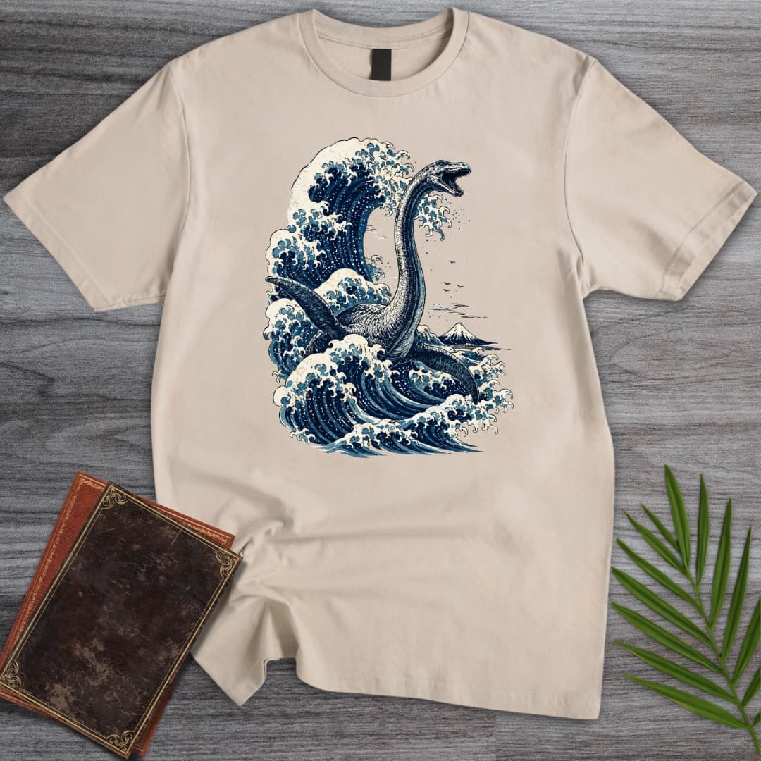 The Great Plesiosaurus Wave T-Shirt