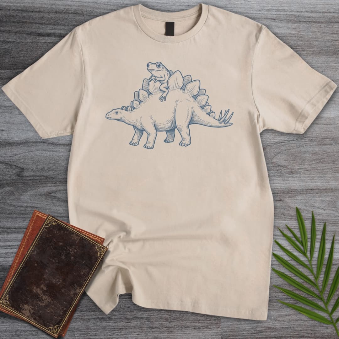Wandering Frog Stegosaurus T-Shirt