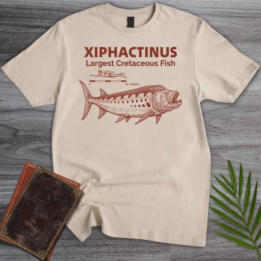 Xiphactinus Largest Cretaceous Fish T-Shirt