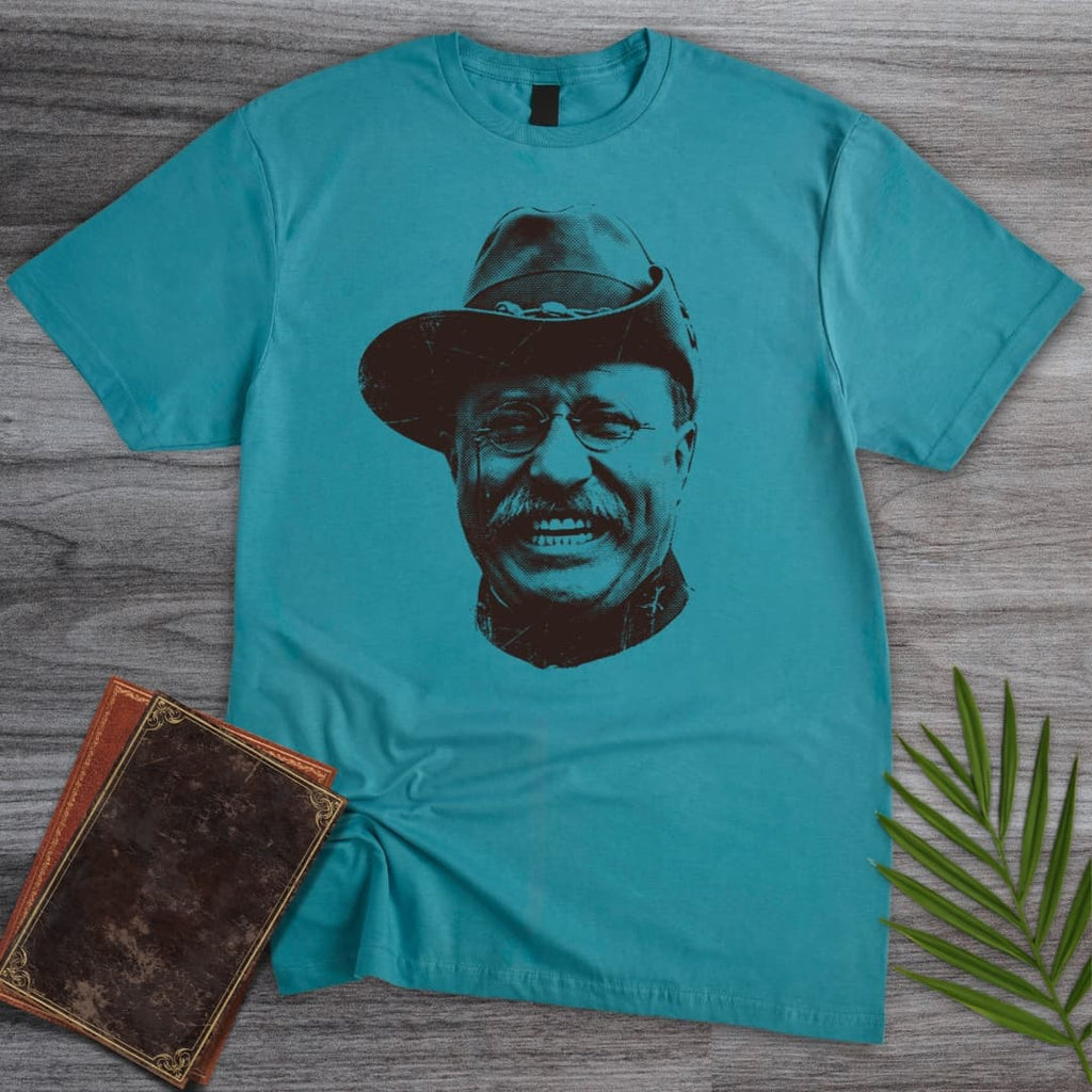 Americas 250th Rugged Roosevelt Portrait T-Shirt