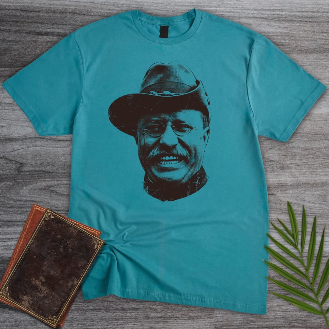 Americas 250th Rugged Roosevelt Portrait T-Shirt