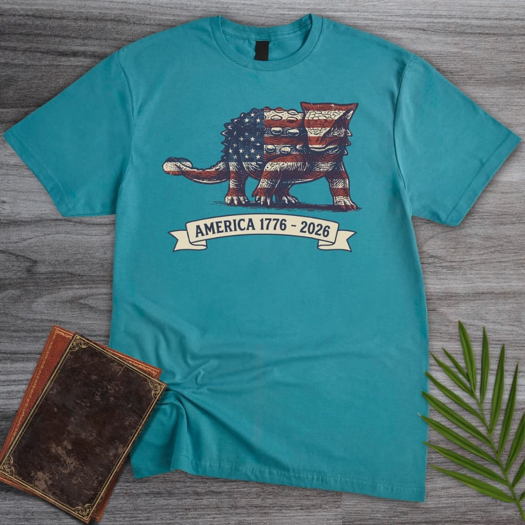 Armored Dinosaur Americas 250th T-Shirt